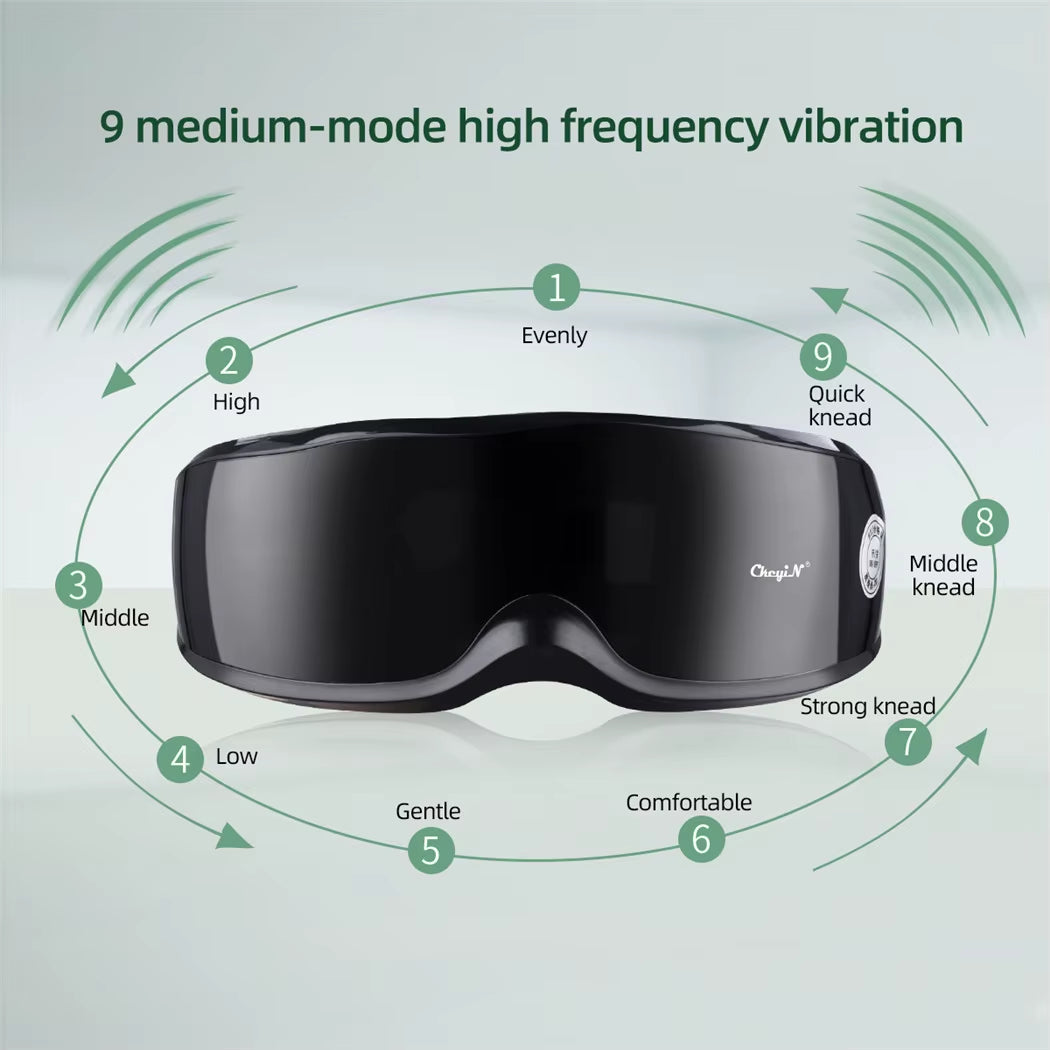 Eye Massager Vibrator Smart Eye Massage Instrument Removal 9 Modes Eyeball Massage