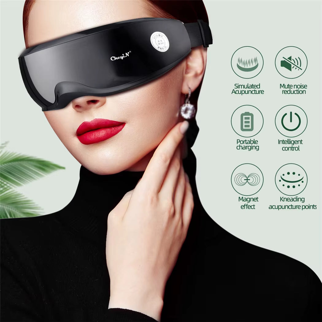 Eye Massager Vibrator Smart Eye Massage Instrument Removal 9 Modes Eyeball Massage